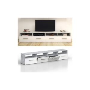 Vicco Lowboard Diego Fernsehschrank Sideboard TV Fernsehtisch  Beton