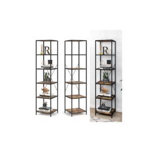 VICCO Loft Standregal Fyrk Bücherregal Wandregal Holz Regal 174x40x40 cm