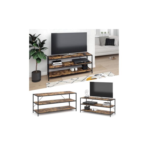 VICCO Loft Fernsehtisch Fyrk TV Lowboard Schrank Board Sideboard Holz Regal 120x53x40 cm