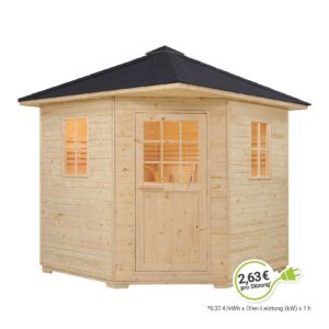 Artsauna Gartensauna Eldur mit Ofen