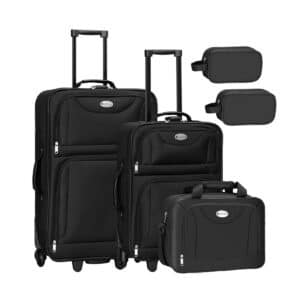 Juskys Trolley Reisekoffer Set Athen 5 teilig - 60 L