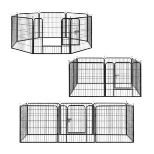 Juskys Welpenauslauf Plus 160x160x80 cm