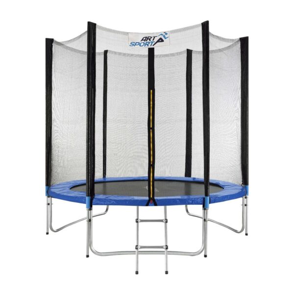 ArtSport Outdoor Trampolin Jampino Ø 244 cm mit Sicherheitsnetz