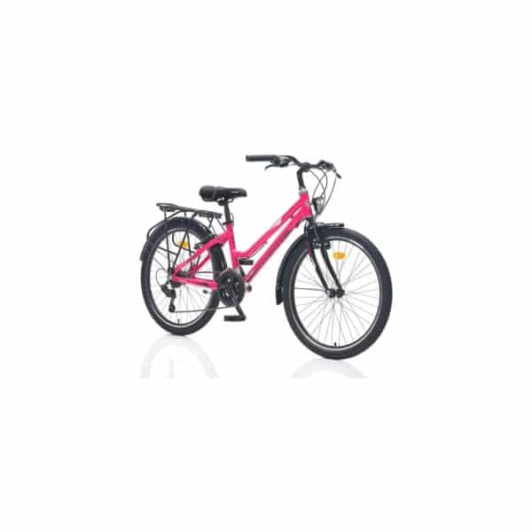 26" Zoll Alu Fahrrad City Bike Mädchen Fahrrad Kinderfahrrad 21 Gang Rh ca.40 cm Stvo