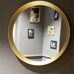 PLAYBOY - Spiegel "GRACE" mit goldenem Metallrahmen