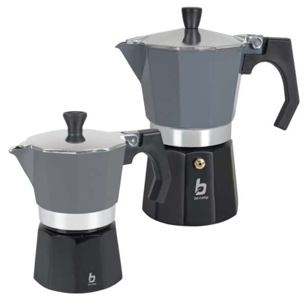 BO-CAMP Espressokocher Percolator - Kaffee Kocher Espresso Kanne Alu 2-6 Tassen Variante: 6 Tassen