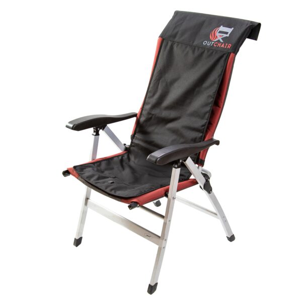 OUTCHAIR Seat Cover Hochlehner Garten Stuhl Auflage Camping Sitz Beheizbar Akku