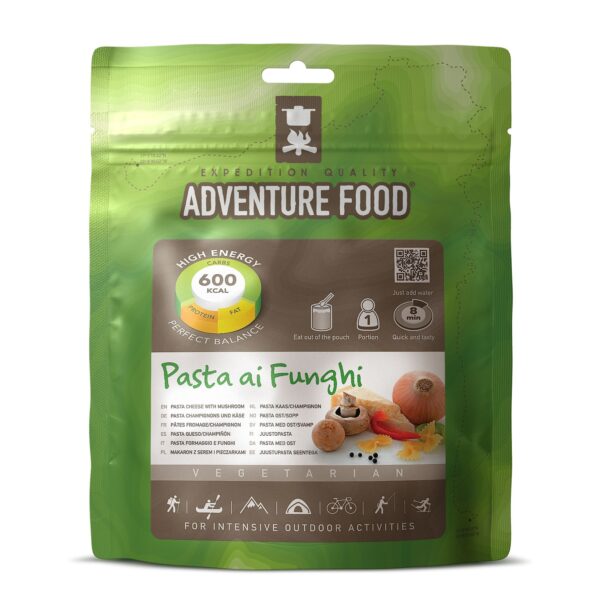 ADVENTURE FOOD Pasta Funghi Trekking Mahlzeit Outdoor Essen Nahrung Vegetarisch