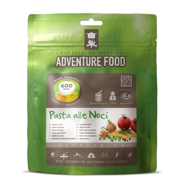 ADVENTURE FOOD Pasta Noci Trekking Mahlzeit Outdoor Essen Nahrung Vegetarisch