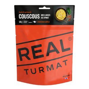 REAL TURMAT Couscous Trekking Mahlzeit Outdoor Essen Ration Nahrung Vegetarisch