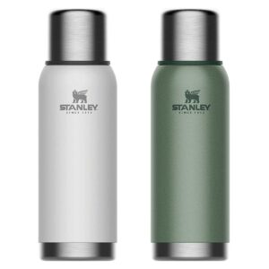 STANLEY Isolier Kanne Adventure 1 L Thermo Flasche Kaffee Tee Becher Vakuum Farbe: Weiß