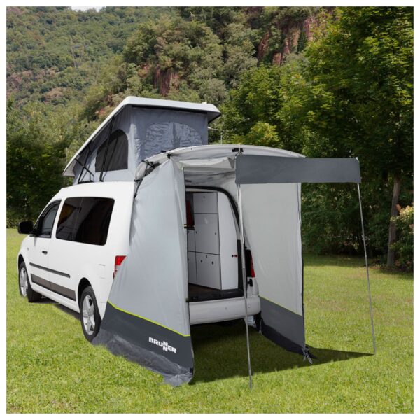 BRUNNER Heckzelt Pilote Caddy Mini Camper Bus Vor Zelt SUV Heck Klappe Camping