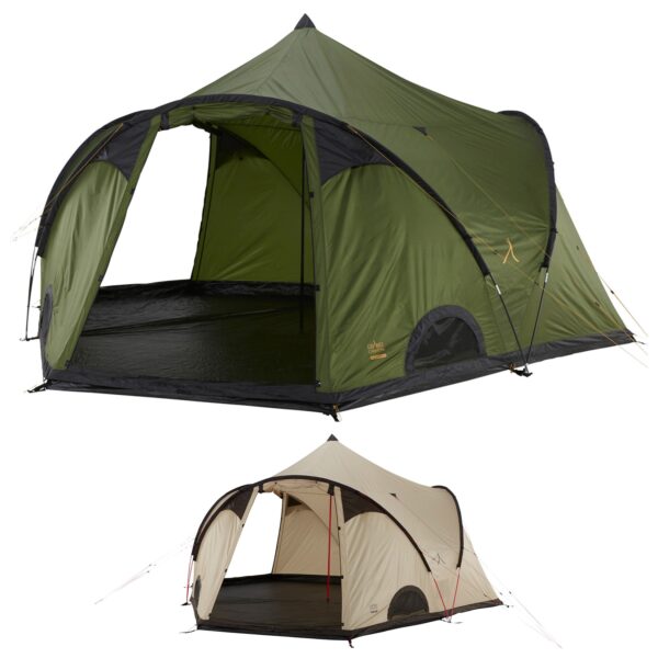 GRAND CANYON Black Knob 10 Personen Tepee Zelt Familien Gruppen Zelt Tipi Wigwam Farbe: Capulet Olive