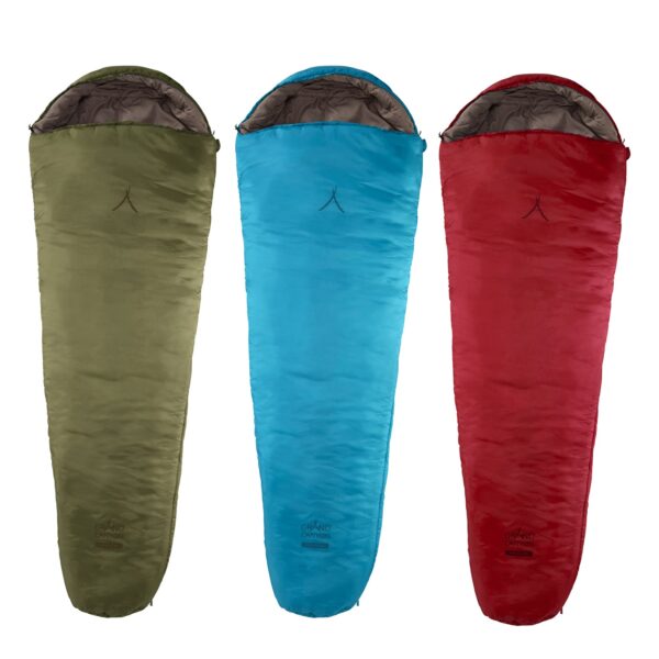 Winter Mumien Schlafsack 3 Jahreszeiten Lang Grand Canyon Kansas 190 XL -16°C Farbe: Capulet Olive