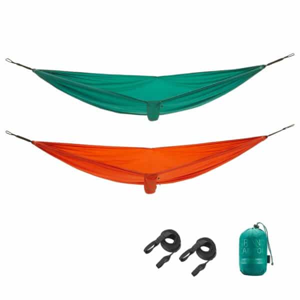 GRAND CANYON Bass Hammock Reise Hängematte Camping Wetterfest Nylon 440 g Leicht Farbe: Storm