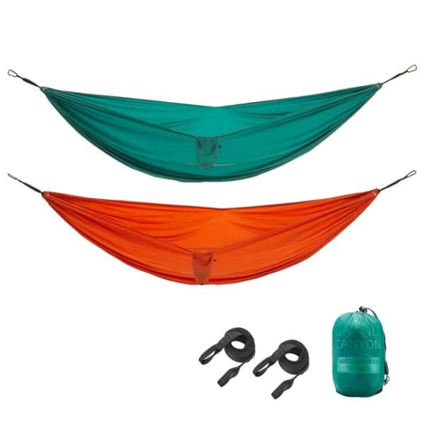 GRAND CANYON 2 Personen Reise Hängematte Bass Hammock Double Mehrpersonen 180 kg Farbe: Storm