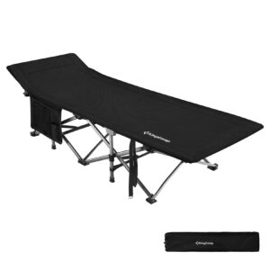 KINGCAMP Feldbett XL Outdoor Camping Liege Gäste Klappbett Stahl 208x75cm 200kg