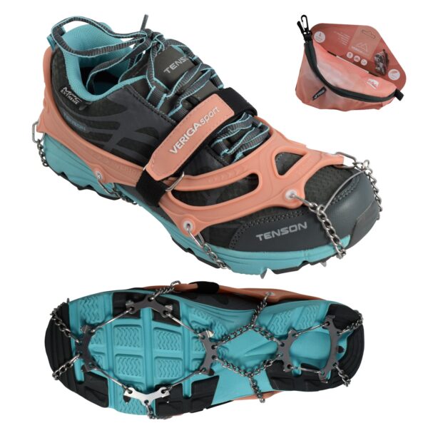 VERIGA Family Track Hers Schuhkrallen Eis Krallen Schuh Spikes Schnee Steigeisen Größe: M (35-39)