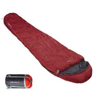 HIGH PEAK Mumien Schlafsack TR 300 Allround Trekking 4 Jahreszeiten Leicht -16°C Variante: RV Rechts