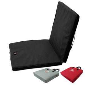 OUTCHAIR Sitz Heizkissen Bottom Heater Thermo Kissen Stadion Boot Beheizbar Akku Farbe: grey