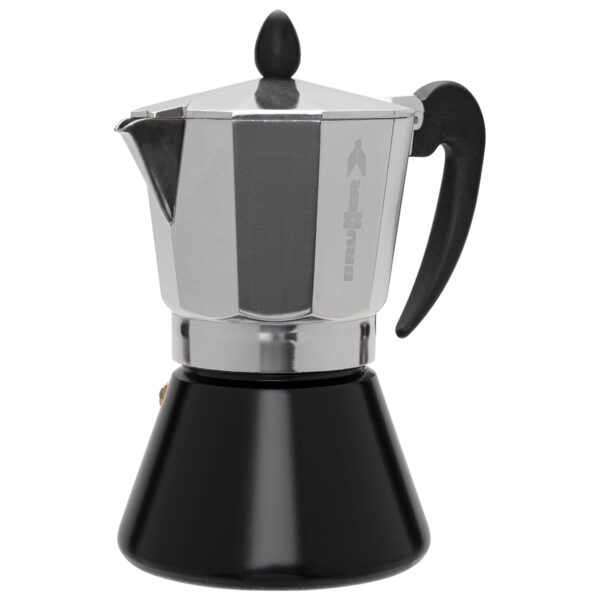 BRUNNER Espressokocher Percolator Mc Moka Kaffee Kocher Espresso Kanne Induktion Größe: 3 Tassen