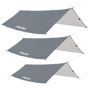 KINGCAMP Camping Tarp Bowman Sonnensegel Bus Zelt Wind Schutz Plane Dach UV 50+ Größe: L - 3 x 4 m