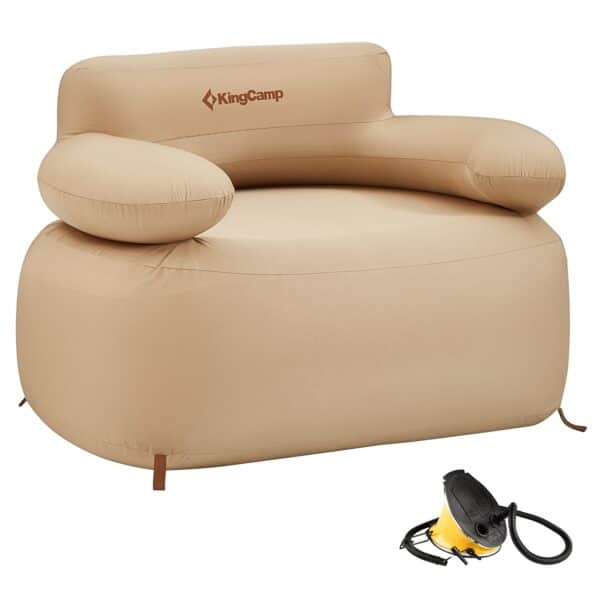 KINGCAMP Luft Sessel Air Lounger Aufblasbar Camping Sitz Glamping Garten Möbel