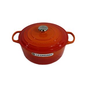 Le Creuset Bräter rund 28 cm orange Bräter