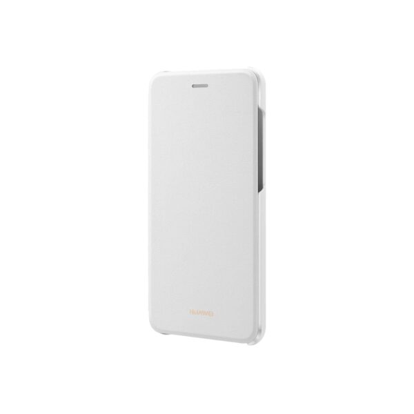 Huawei P8 Lite Flip Cover weiß Handyhülle