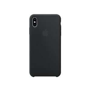 Apple Silikon Case iPhone XS Max MRWE2ZM/A schwarz Handyhülle