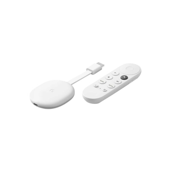 Google Chromecast mit TV (HD) weiß Streaming Stick