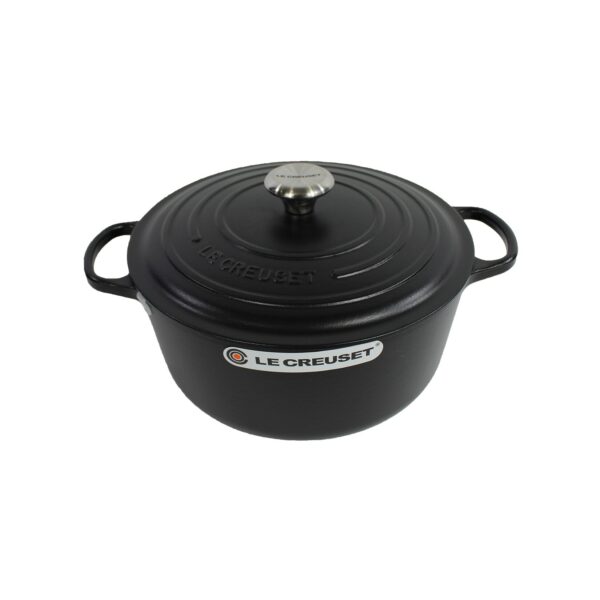 Le Creuset Bräter rund 28 cm schwarz Bräter