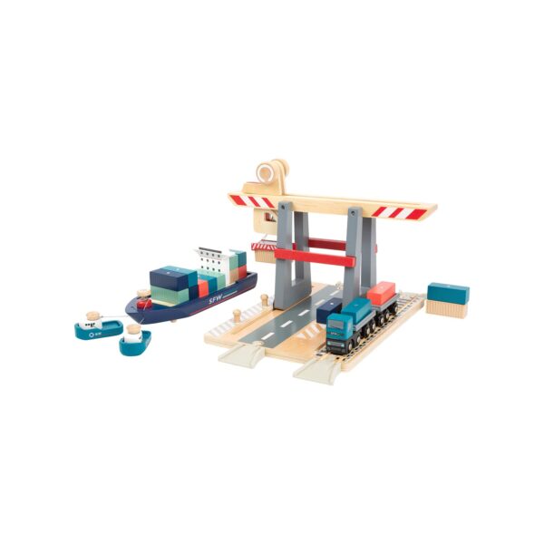 Smallfoot Container Terminal 11378 Mehrfarbig Spiel-Parkhaus