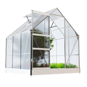 GARMIO® Gewächshaus CUNEO 190x190cm für den Garten