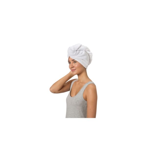 PANA® Haarturban aus 100% Baumwolle I mit Knopfverschluss I Handtuch Turban I Haar-Handtuch I ca. 70x26cm I in versch. Farben