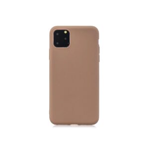 Hülle Handy Schutz für Apple iPhone 13 Pro Case Cover Tasche Etuis Bumper Braun