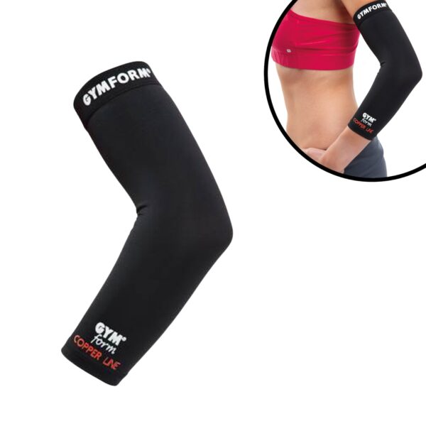 Gymform® Bandage Kompression - Ellenbogenbandage - Tennisarm Copper Line Ellenbogen