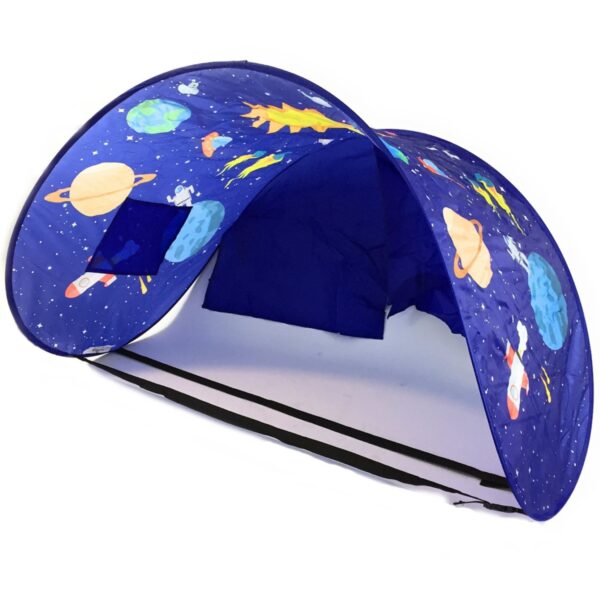 Sleepfun Tent® Betthimmel Pop up Zelt - Betttunnel Planet Party