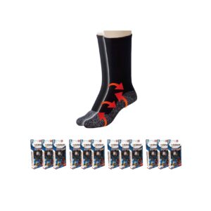 Best Direct® Thermosocken mit Aluminiumfaser - Wintersocken Stepluxe Anti Cold Socks 12er Pack