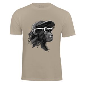 Cotton Prime® T-Shirt mit Affenmotiv - Cool Monkey mit Brille