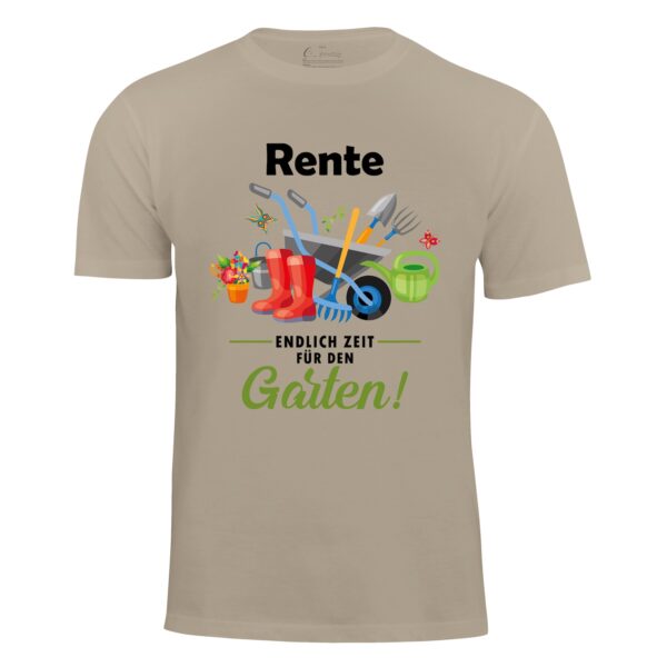 Cotton Prime® T-Shirt Rente - Endlich Zeit für den Garten