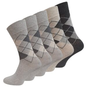 Cotton Prime® 10 Paar Socken mit KARO Muster