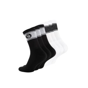 Stark Soul® 6 Paar Sportsocken im RETRO Design - Frotteesohle