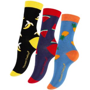 Vincent Creation® Süsse Früchte Socken 3 Paar