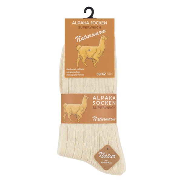 Cotton Prime® 2 Paar Wollsocken Alpaka Socken