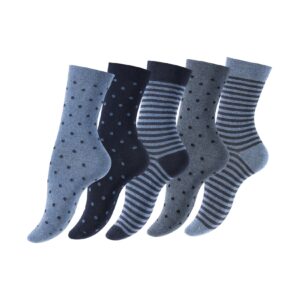 Vincent Creation® Damensocken "Dot´s and Stripes" 10 Paar