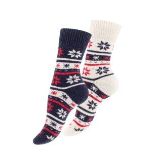 Cotton Prime® 2 Paar Thermosocken Unisex Wintersocken mit Wolle