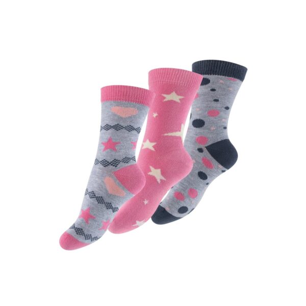 Cotton Prime® Kinder Socken "Sterne & Punkte" 6 Paar