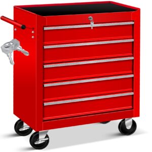 Masko® Werkstattwagen Rollwagen Werkzeugwagen Werkzeugkiste Fächer Toolbox Werkzeug box