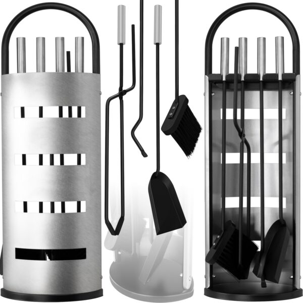 KESSER® Kaminzubehör 5-teiliges Kaminbesteck Set – Modern Design